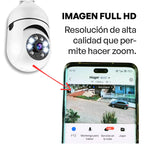 Llévate 4 y Pagá 1: Cámara de Seguridad 360° HD con Visión Nocturna + Cerradura Eléctrica